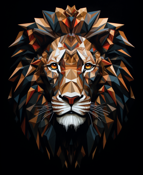 Geometrical Lion (4)